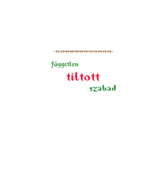 Népszabadság 2 minta fekete pólón
