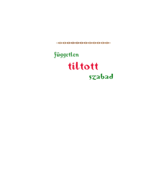 Népszabadság 2 minta fekete pólón