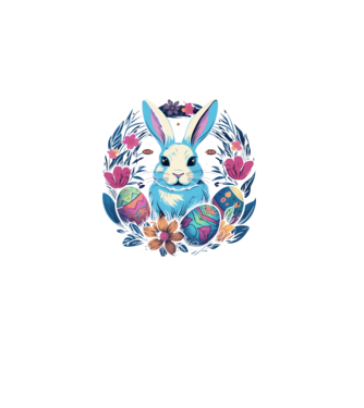 Easter Bunny 2 minta fekete pólón