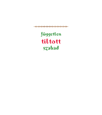 Népszabadság 1 minta fekete pólón