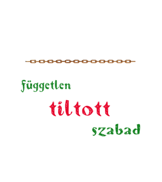 Népszabadság 2 minta fehér pólón