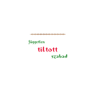 Népszabadság 2 minta fekete pólón