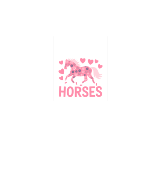 Horse Lover minta szürke pólón