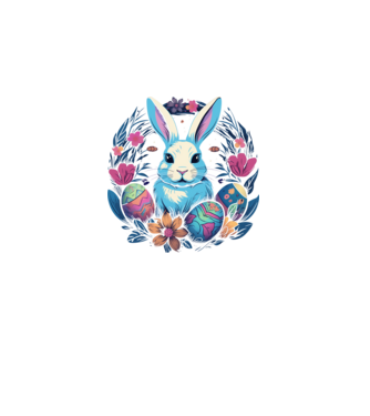 Easter Bunny 2 minta fekete pólón