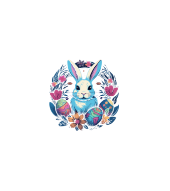 Easter Bunny 2 minta fekete pólón