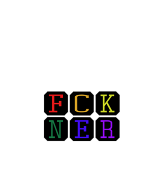 FCKNER 3 minta fekete pólón