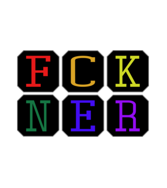 FCKNER 3 minta fehér pólón