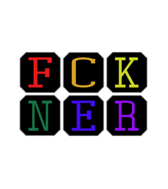 FCKNER 3 minta fehér pólón