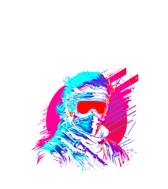 010 Ninja 3 minta fekete pólón