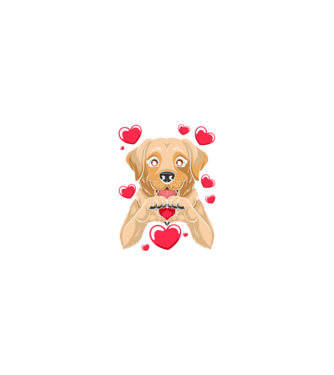 CukiDogi minta homokszín pólón