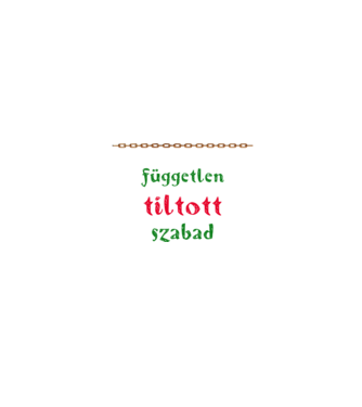 Népszabadság 1 minta homokszín pólón