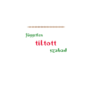Népszabadság 2 minta fekete pólón