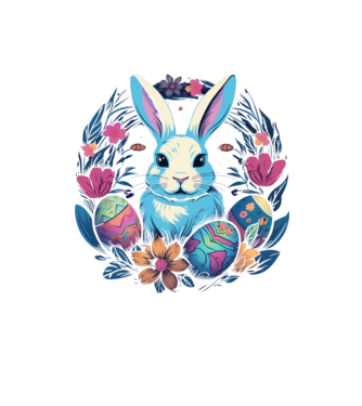 Easter Bunny 2 minta homokszín pólón