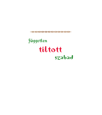 Népszabadság 2 minta fekete pólón