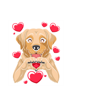CukiDogi minta fekete pólón