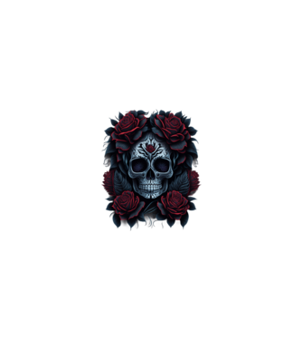 Sugar Skull Art 4 minta homokszín pólón