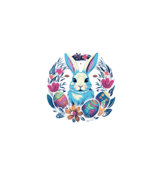Easter Bunny 2 minta fekete pólón