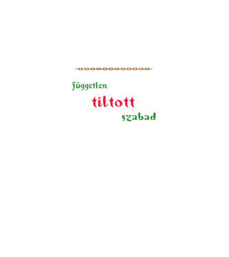 Népszabadság 2 minta fekete pólón