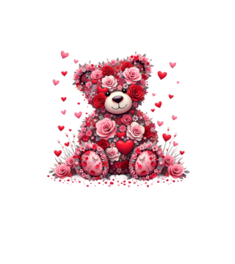 Teddy Lover minta homokszín pólón