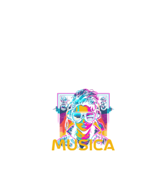 015 Musica minta fehér pólón