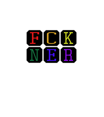 FCKNER 3 minta fekete pólón