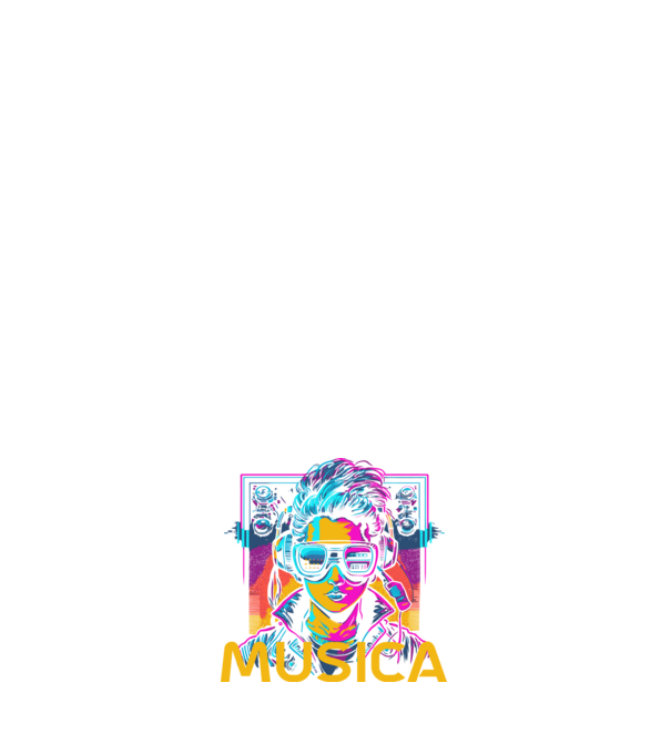 015 Musica minta sötétkék pólón