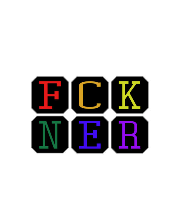 FCKNER 3 minta fekete pólón