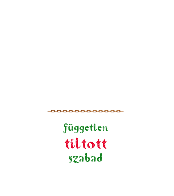 Népszabadság 1 minta fehér pólón