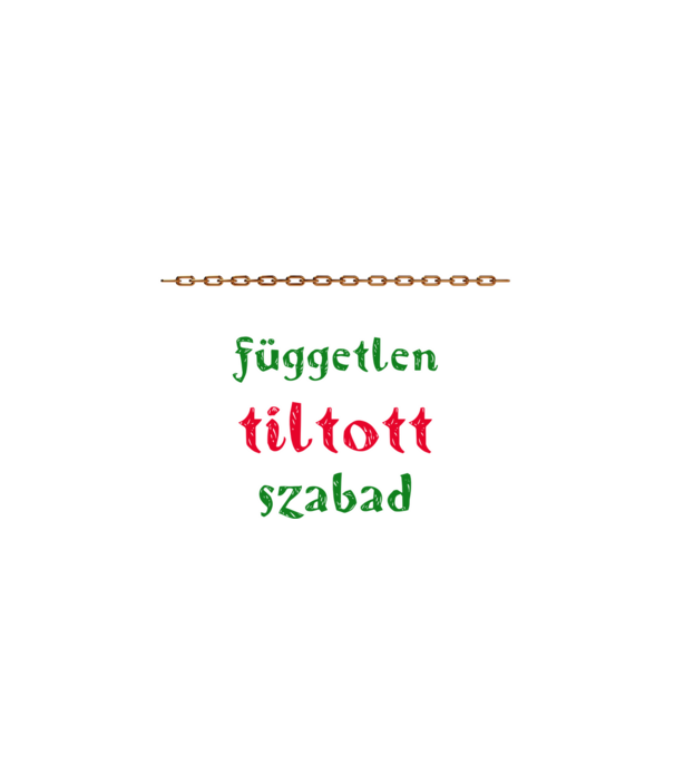 Népszabadság 1 minta fehér pólón