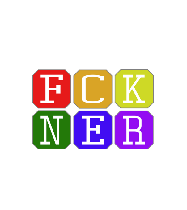 FCKNER 2 minta fehér pólón