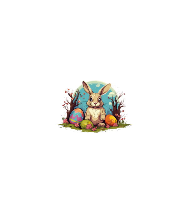 Easter Bunny 3 minta homokszín pólón