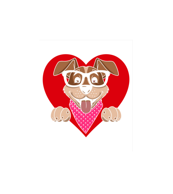 Mr Laza Dog minta fehér pólón