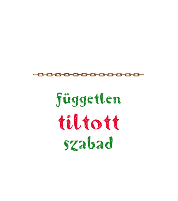 Népszabadság 1 minta fehér pólón