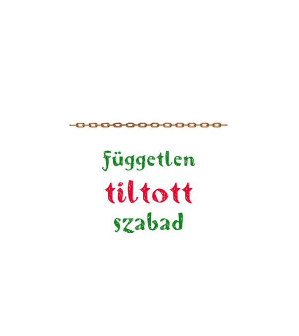 Népszabadság 1 minta fehér pólón
