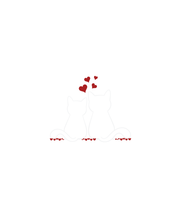 Cat Lover minta fekete pólón