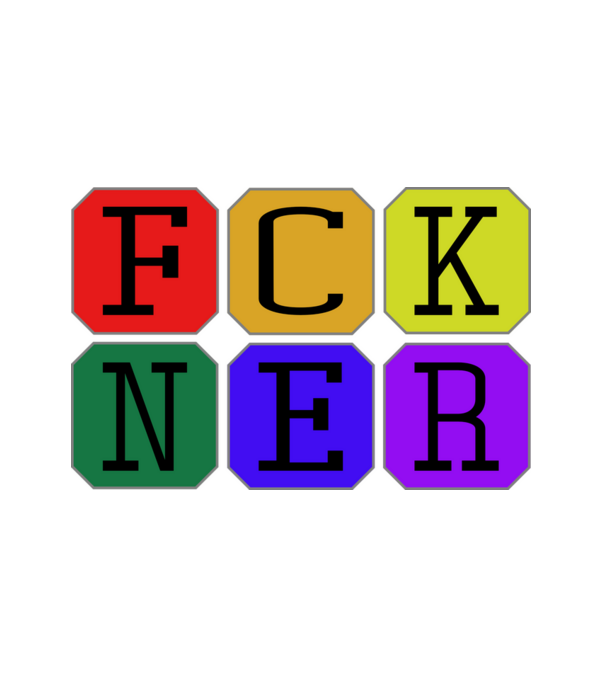 FCKNER 4 minta fehér pólón