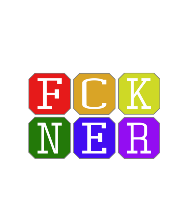 FCKNER 2 minta fehér pólón
