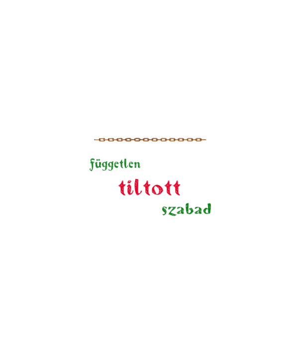 Népszabadság 2 minta homokszín pólón