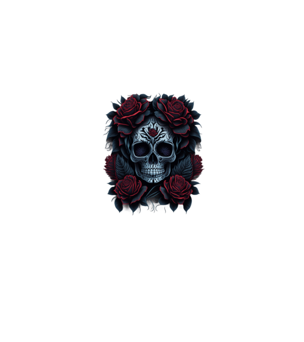 Sugar Skull Art 4 minta homokszín pólón