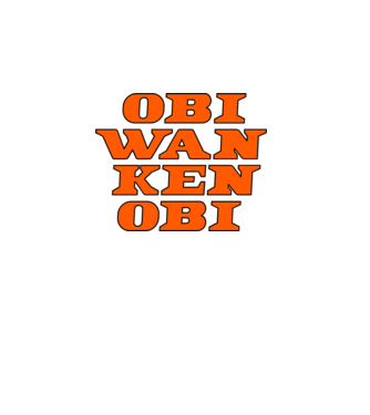 OBI WAN KEN OBI minta fehér pólón