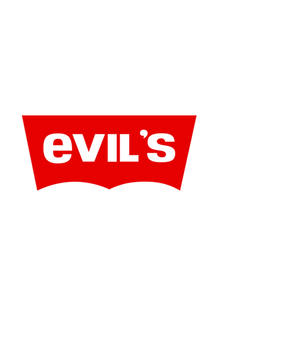 EVIL'S minta fekete pólón