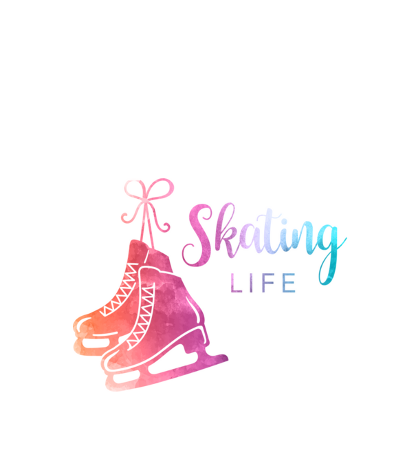 Skating life minta fekete pólón