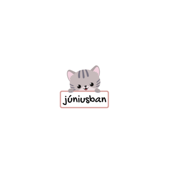 A legjobb cicagazdik júniusban születtek minta világos rózsaszín pólón