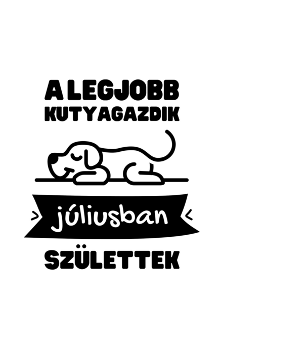 A legjobb kutyagazdik júliusban születtek minta világoskék pólón