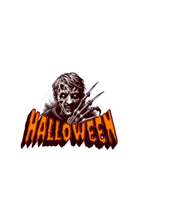Halloween  minta piros pólón