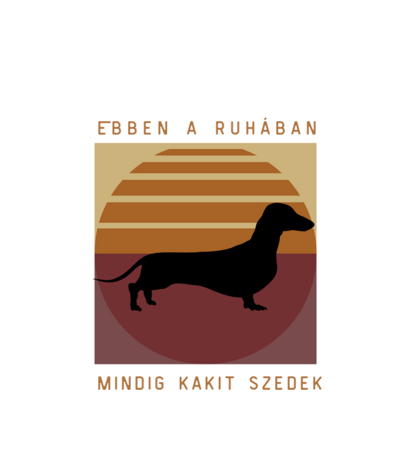 Tacskós kakit szedek minta fehér pólón