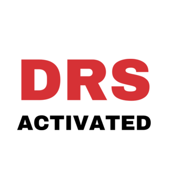 DRS Activated minta fehér pólón