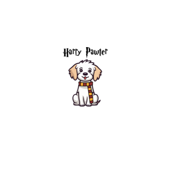 Harry Pawter minta királykék pólón
