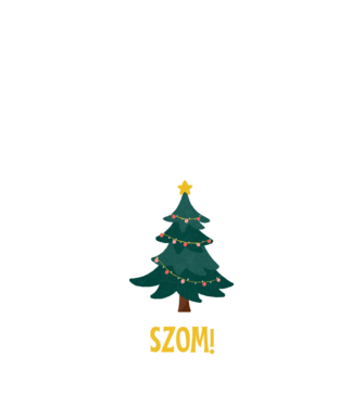 (fa) szom! minta fehér pólón