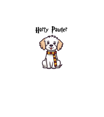 Harry Pawter minta fehér pólón